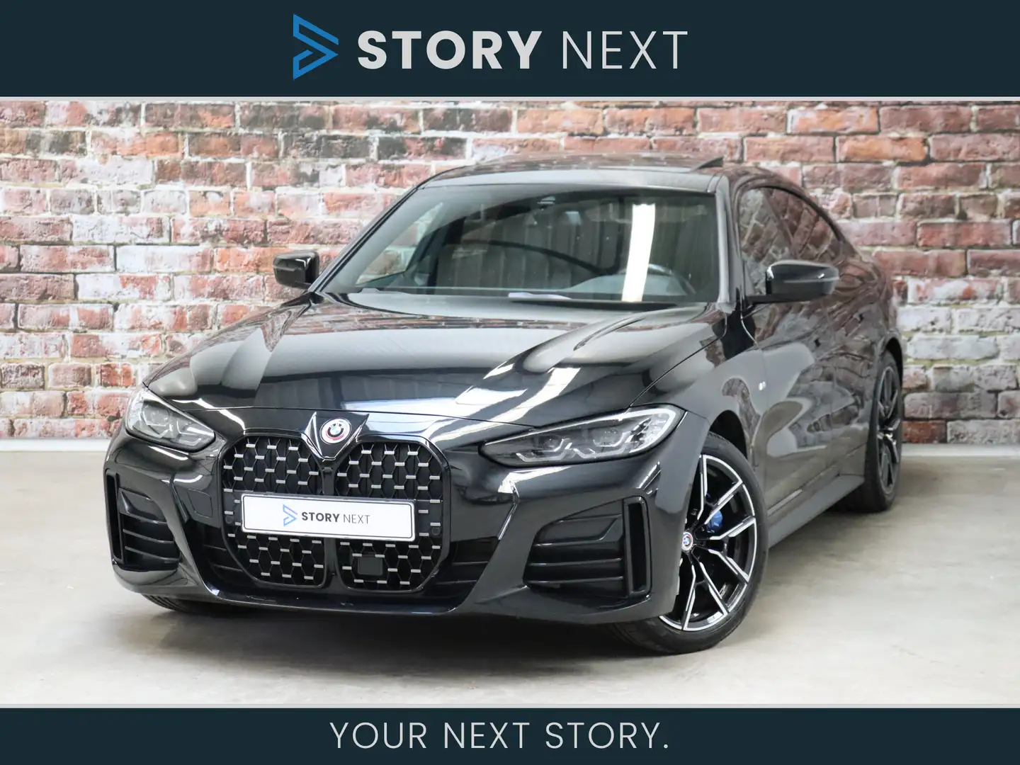 BMW 420 4 Serie Gran Coupé 420i High Executive M Sport Pak Schwarz - 1