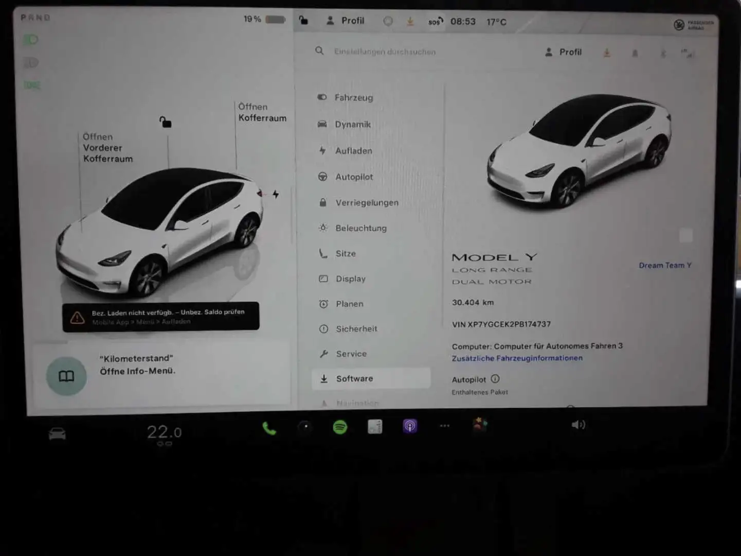 Tesla Model Y Long Range Dual AWD Matrix Wärmepumpe Weiß - 2