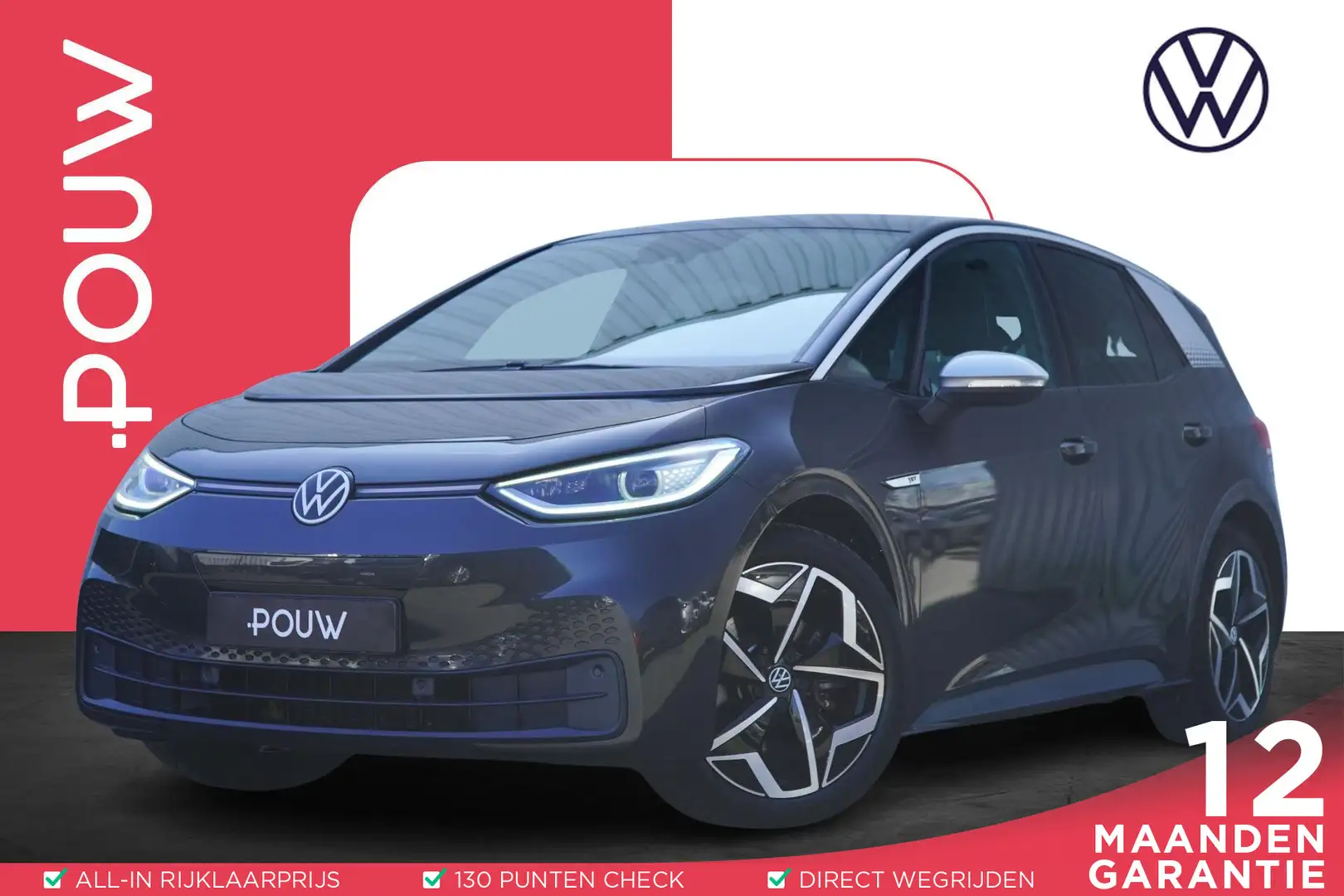Volkswagen ID.3 204pk First Plus 58 kWh | Matrix LED | Stoelverwar Grijs - 1