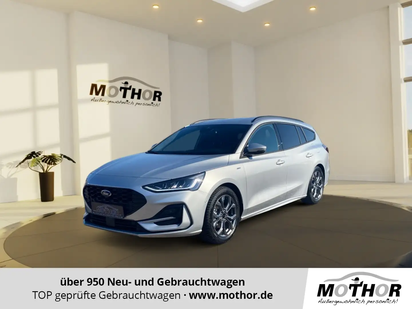 Ford Focus Turnier ST-Line X 1.0l ACC KAM NAVI PDC Silber - 1
