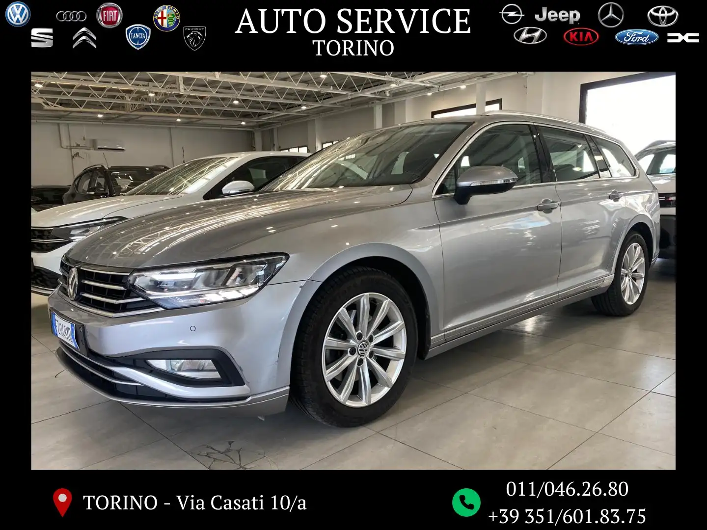 Volkswagen Passat Variant Passat Variant 2.0 tdi Business 150cv dsg Argent - 1