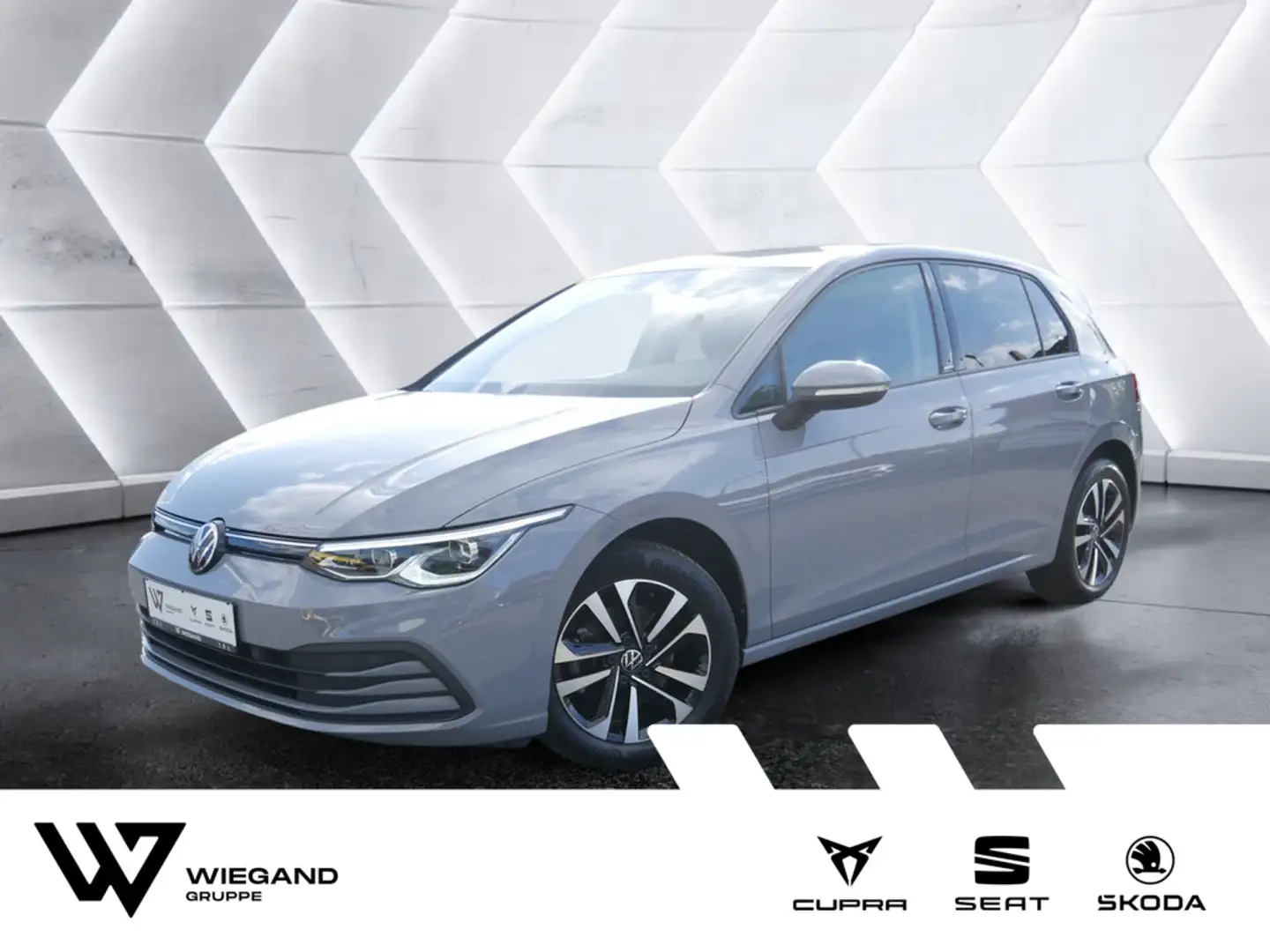 Volkswagen Golf VIII 1.0 TSI United PDC SHZ NAVI ACC LED Gris - 1