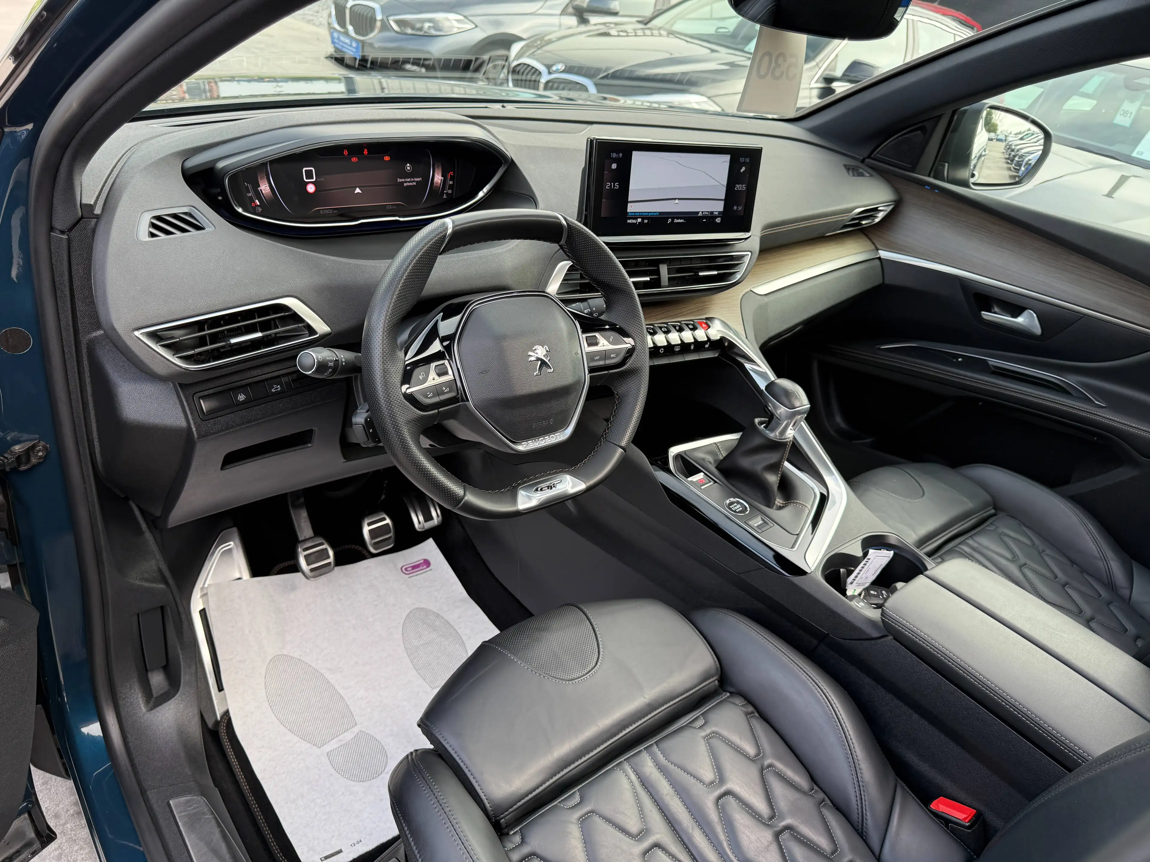 Peugeot 5008 1.2i 130PK GT-LINE 7 ZETELS OPENDAK ZWART LEDER NAVI CAMERA CARPLAY LED ALU — photo 15