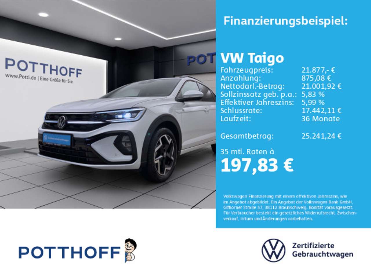 Volkswagen Taigo 2025 — 1.0 TSI R-LINE IQ.LIGHT KAMERA SITZHZG KLI