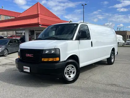 White 2023 GMC Savana Cargo 2500 Extended RWD Van Rear-Wheel Drive 8-Speed Automatic