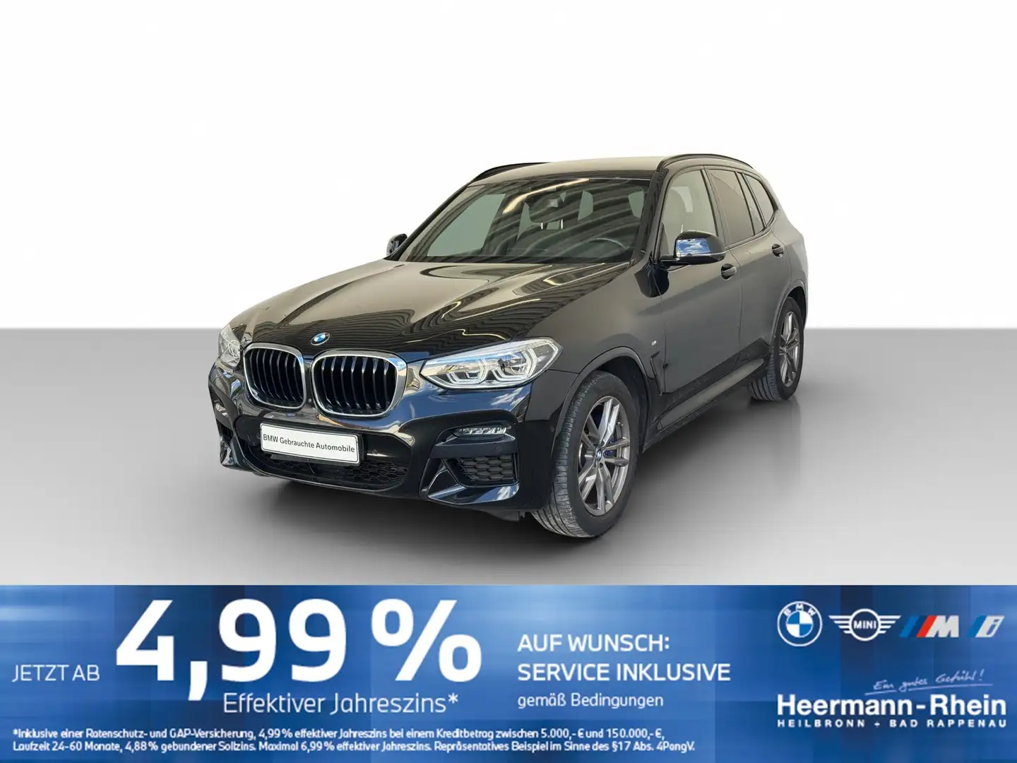 BMW X3 xDrive30dA M Sport LiveCock.HUD.LED.ParkAss. Nero - 2