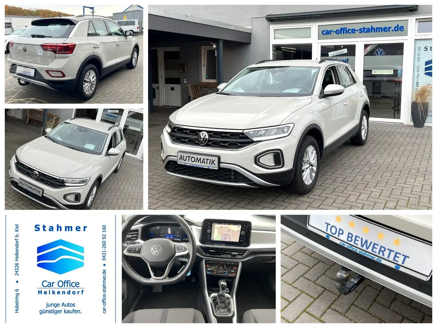 Volkswagen T-Roc Life 1.5TSi 150 DSG Automatik 35tkm*AHK* Grau - 1