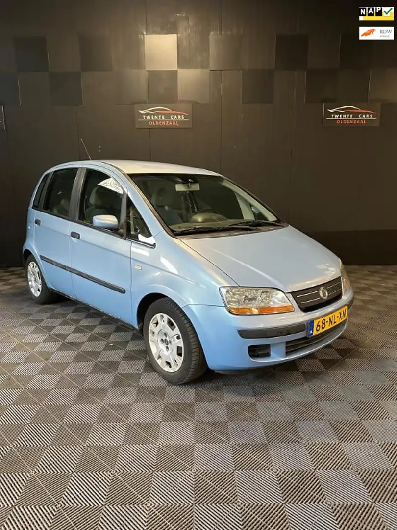 Fiat Idea 1.4-16V Dynamic | Airco | Cruise | Nieuwe APK | Blauw - 1