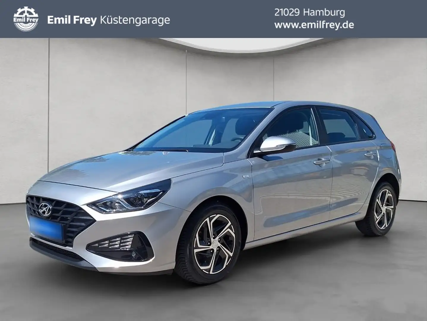 Hyundai i30 1.0 T-GDI 48V-Hybrid Select RFK GRA KLIMA Silber - 1