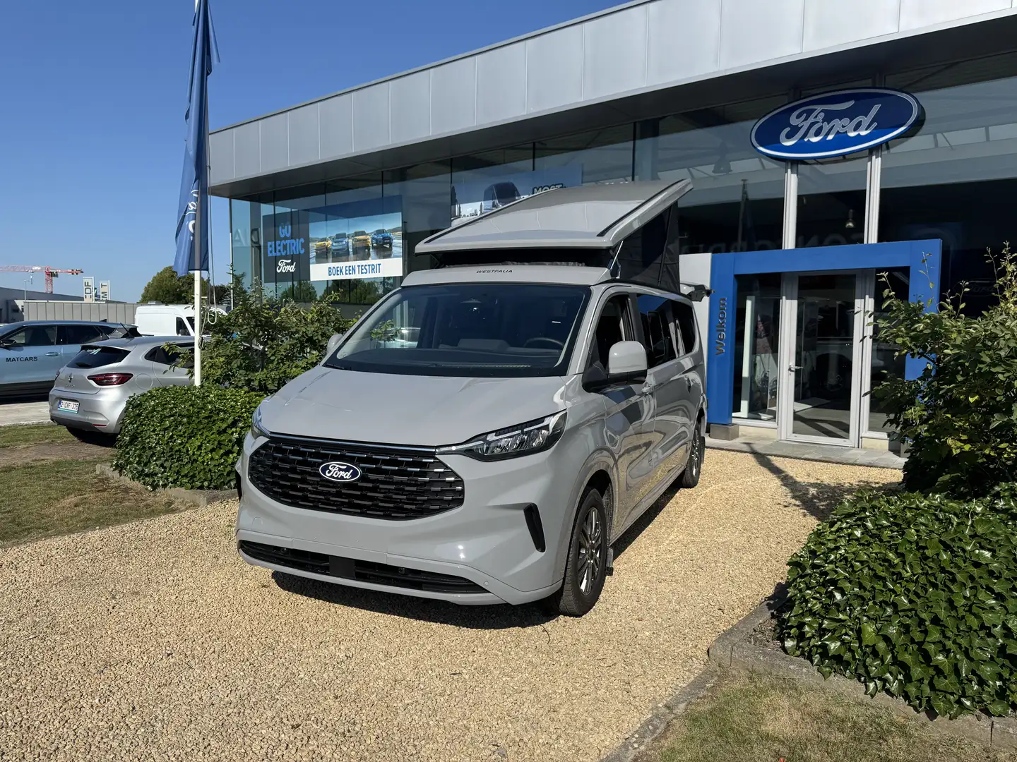 Ford Transit Custom 2.0 TD L2H1 NUGGET NIEUW Grijs - 2