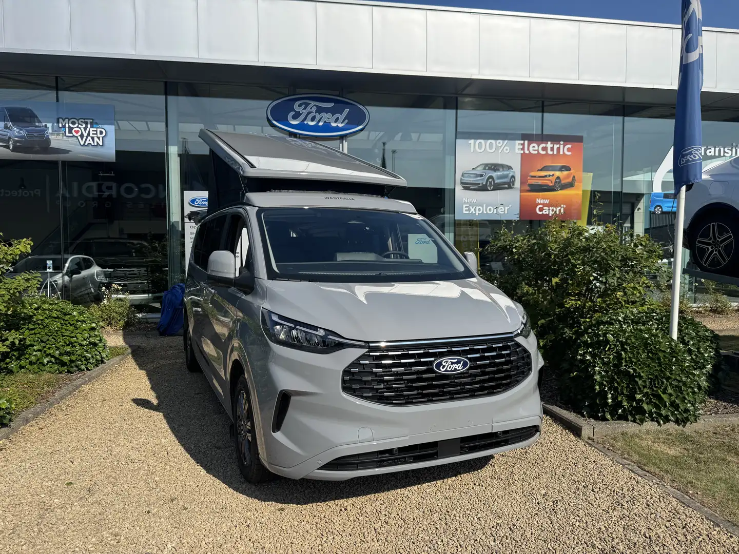 Ford Transit Custom 2.0 TD L2H1 NUGGET NIEUW Grijs - 1