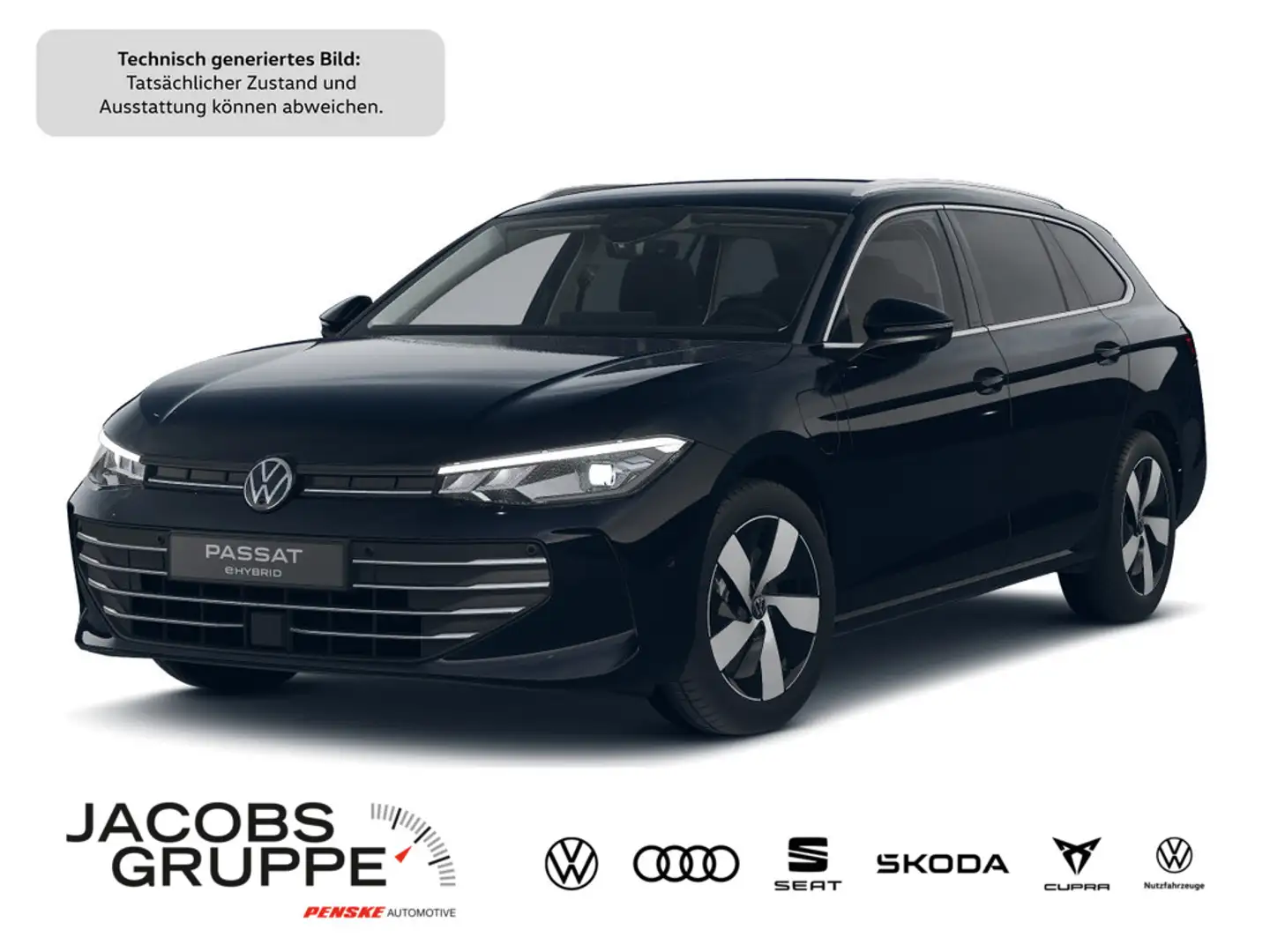 Volkswagen Passat Business 1,5 l eHybrid 110 kW Buisnesspaket/IQ-Drive/Navi/S Schwarz - 1