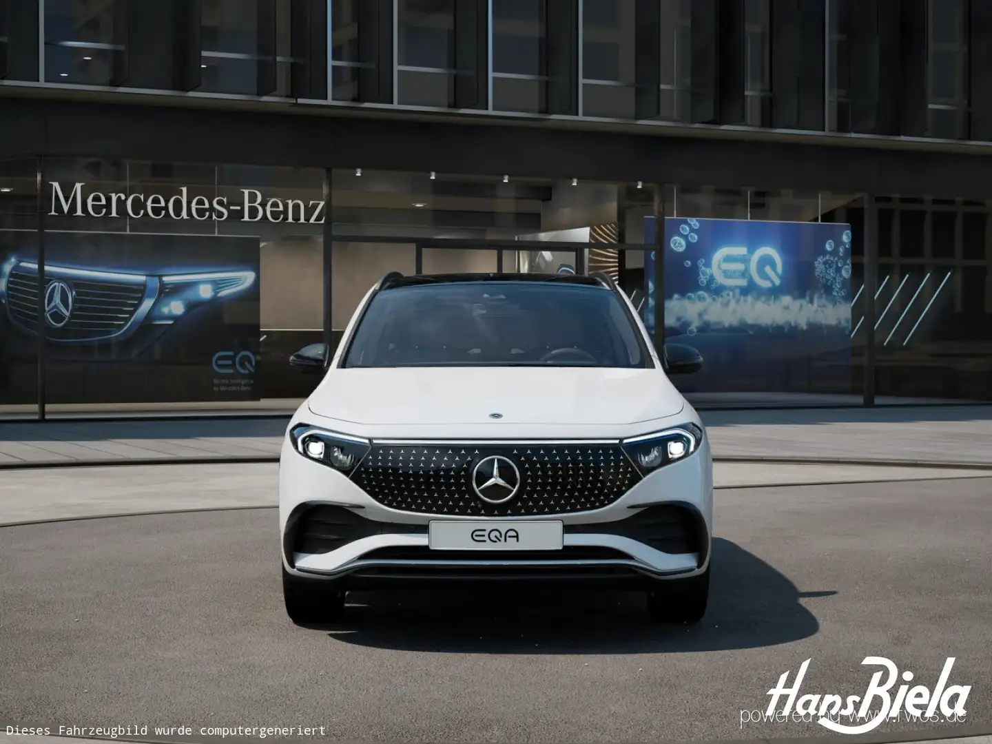 Mercedes-Benz EQA 300 EQA 300 4M AMG/Night/Pano/Sound/LED/360/AHK/Mem Bianco - 2