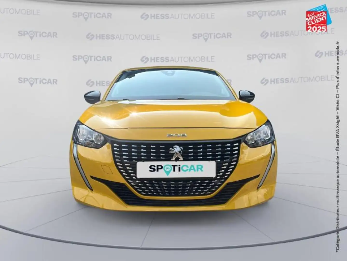 Peugeot 208 1.2 PureTech 100ch S\u0026S Style Jaune - 2