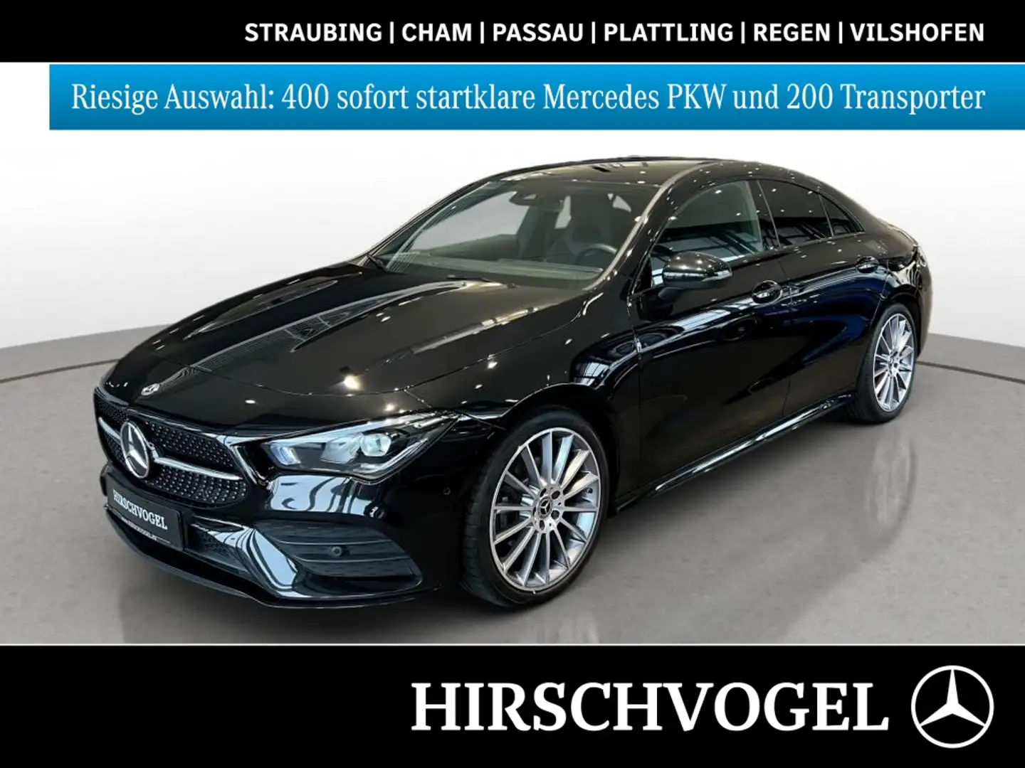 Mercedes-Benz CLA 200 d 4M AMG-Line+Night+AHK+MBUX+Navi-P.+LED Zwart - 1