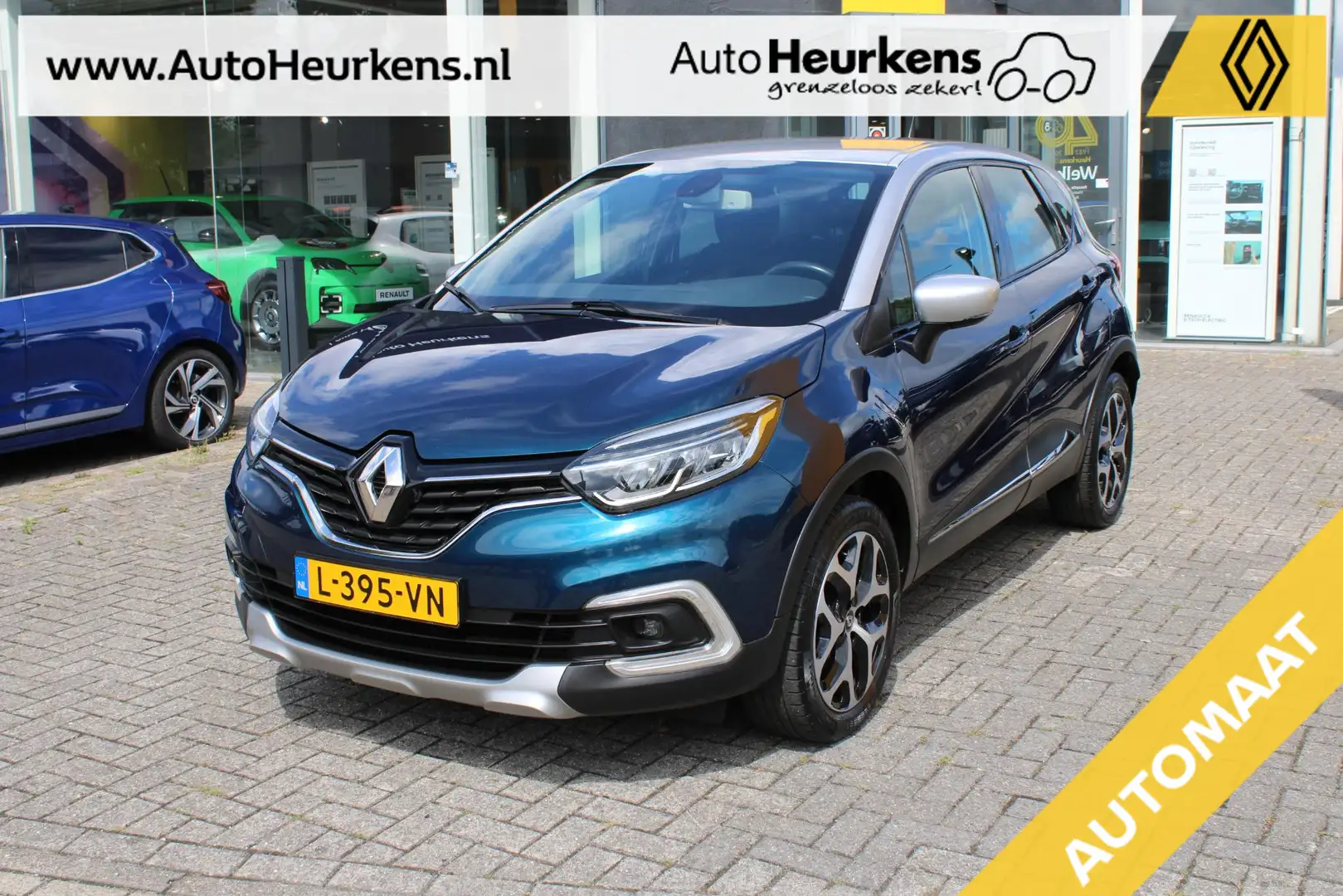 Renault Captur TCe 130 Intens l AUTOMAAT l TREKHAAK l STOELVERWAR Blauw - 1