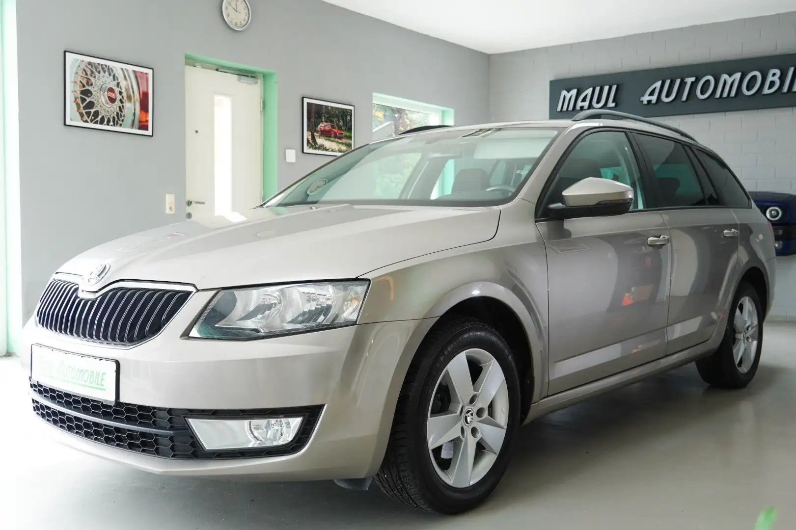 Skoda Octavia Combi Temp,Klima, Beige - 1