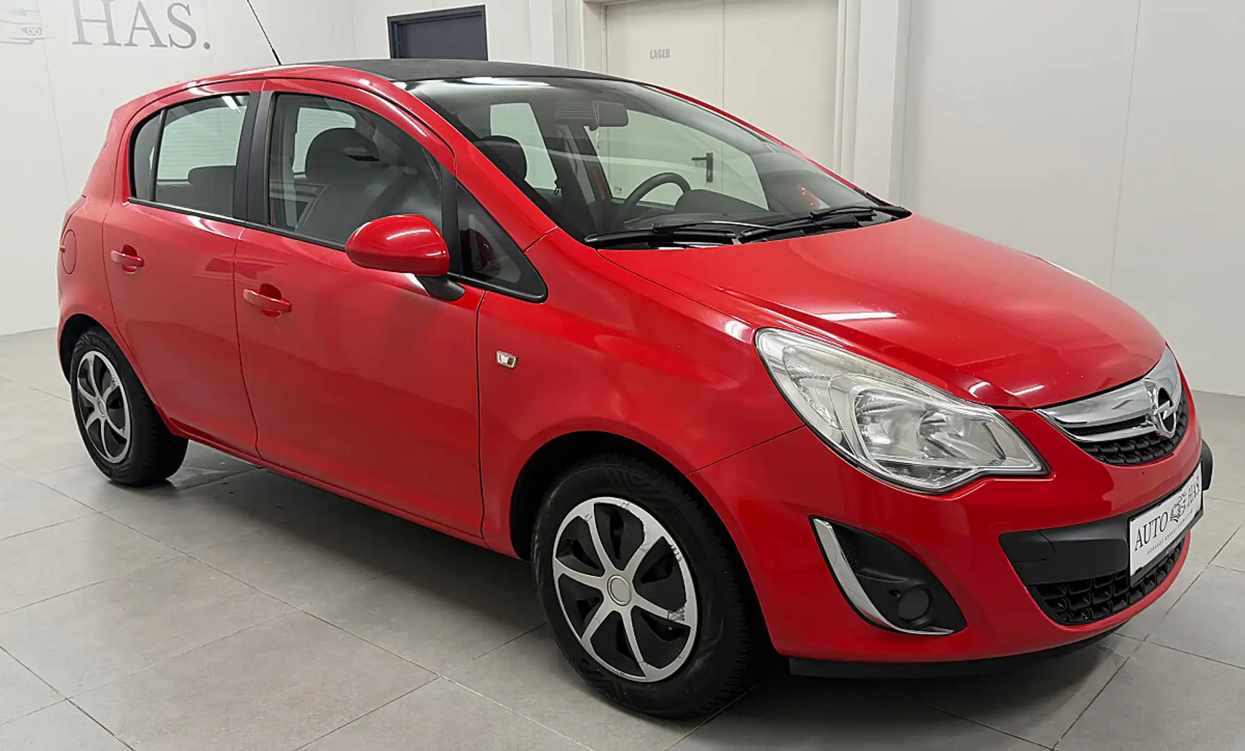 Opel Corsa 1,2 Edition ecoFLEX Easytronic *Klima*Sitzheizung* Rot - 2