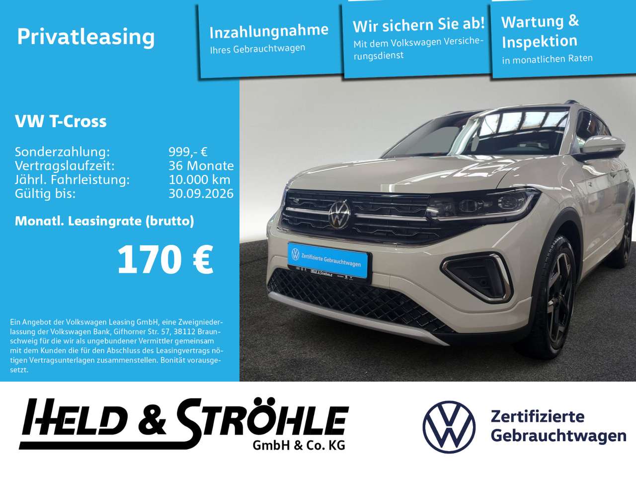 Volkswagen T-Cross 2025 — R-Line 1.0 TSI IQ.LED NAVI R-KAM PDC SHZ