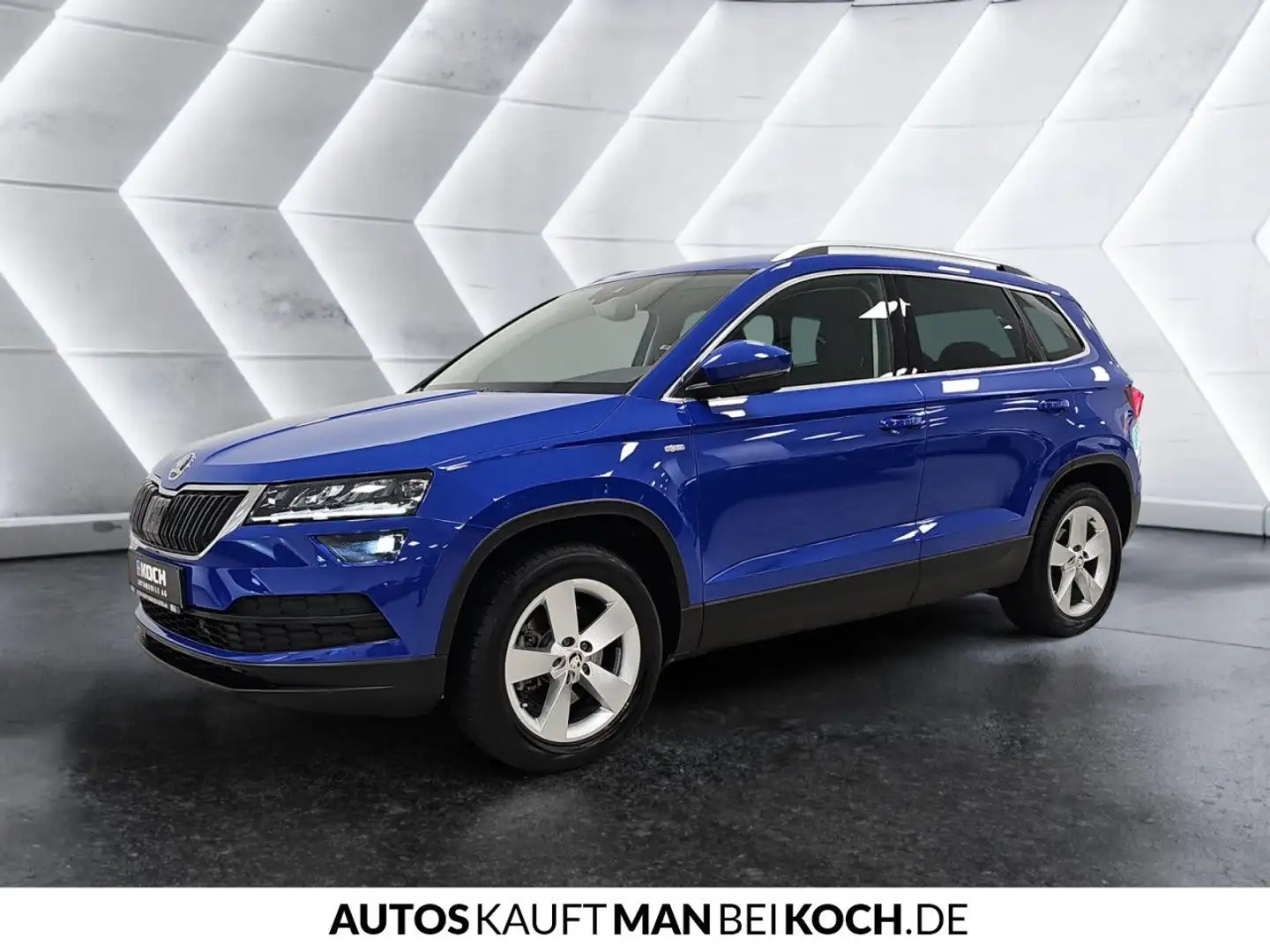 Skoda Karoq 1.5 TSI DSG 4x4 SOLEIL ACC AHK TOTWINKEL Blau - 2