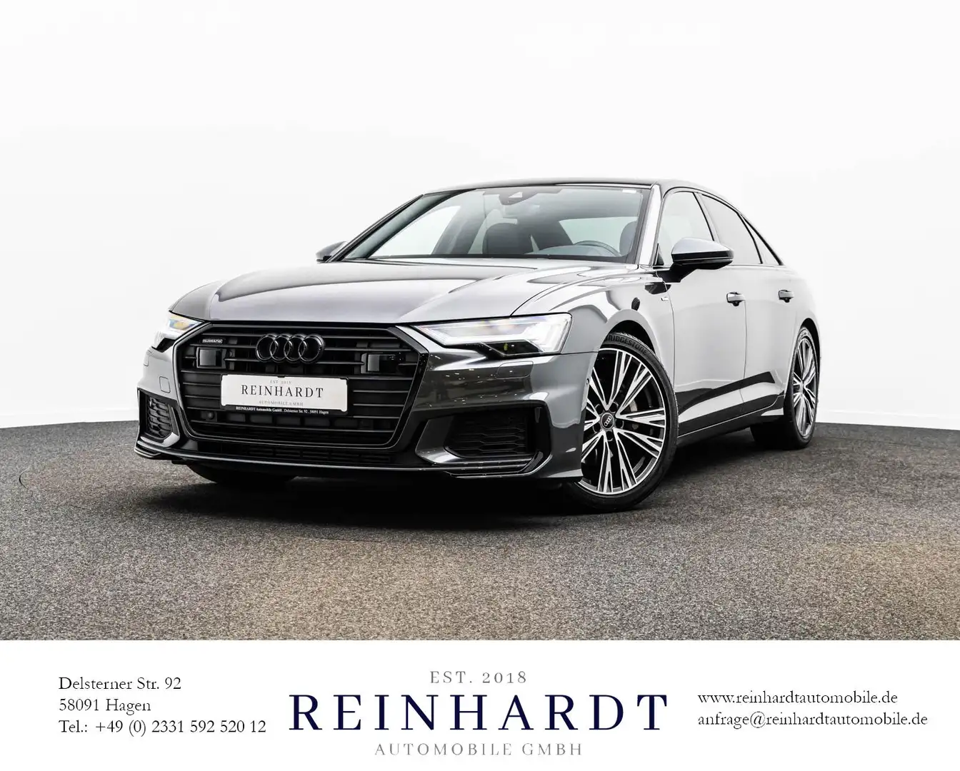 Audi A6 LIMOUSINE 45TFSi Q 2x S LINE/HD-MTRX/ACC/PANO Серый - 1