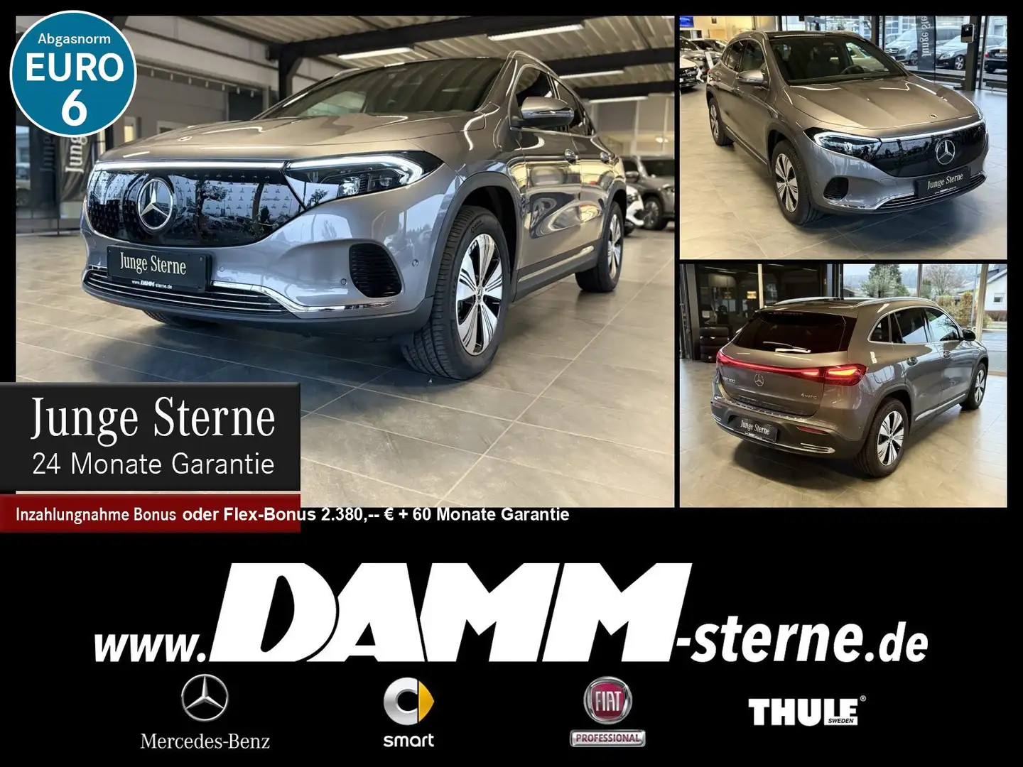 Mercedes-Benz EQA 300 EQA 300 4M Progr. Adv.+/Pano/AHK/WDG/FAP/ + Flex Grau - 1