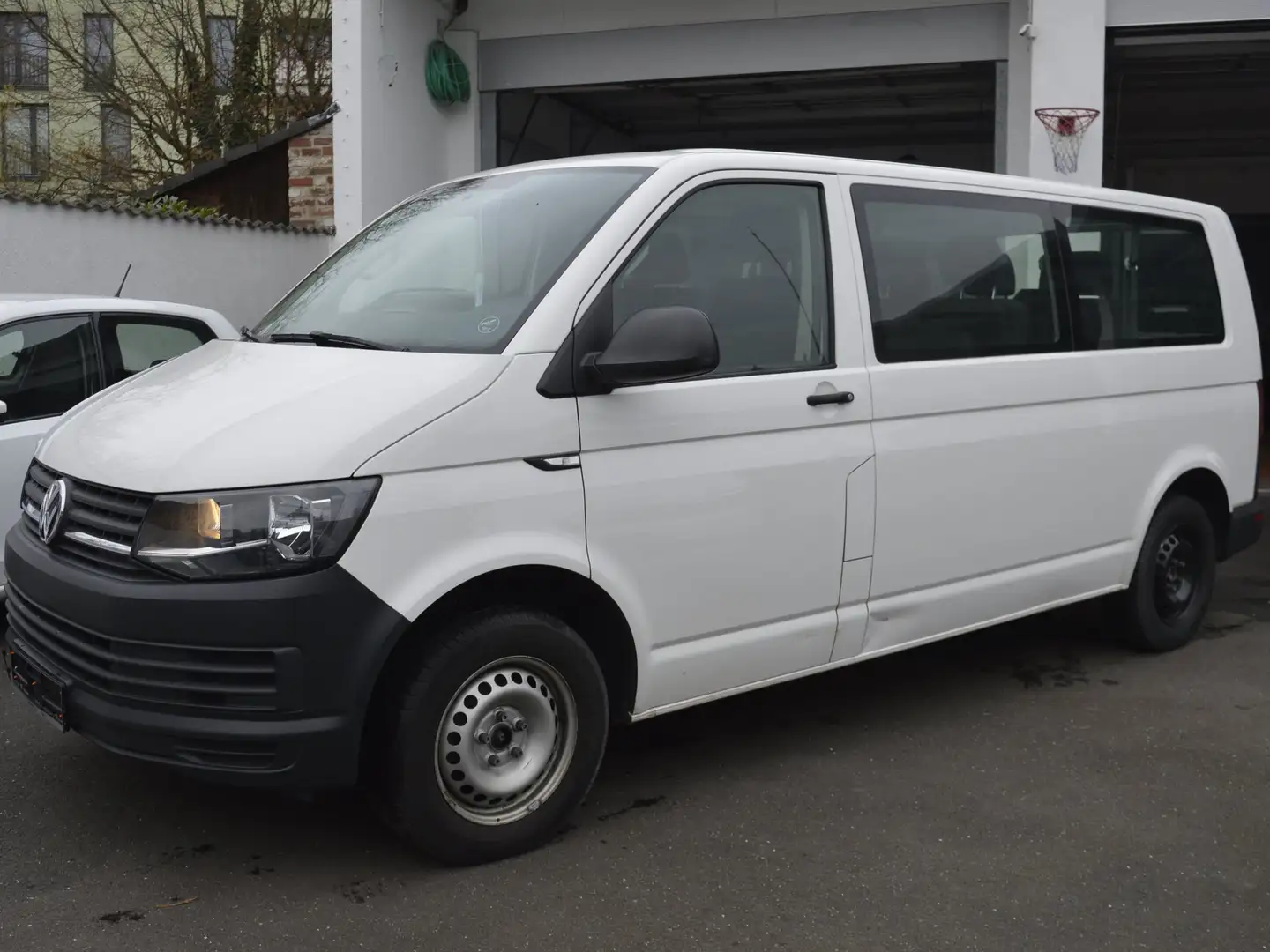 Volkswagen T6 Transporter 2.0TDI Lang 9 Sitzer, Klima*Elektr.Paket*Komfort* Weiß - 2
