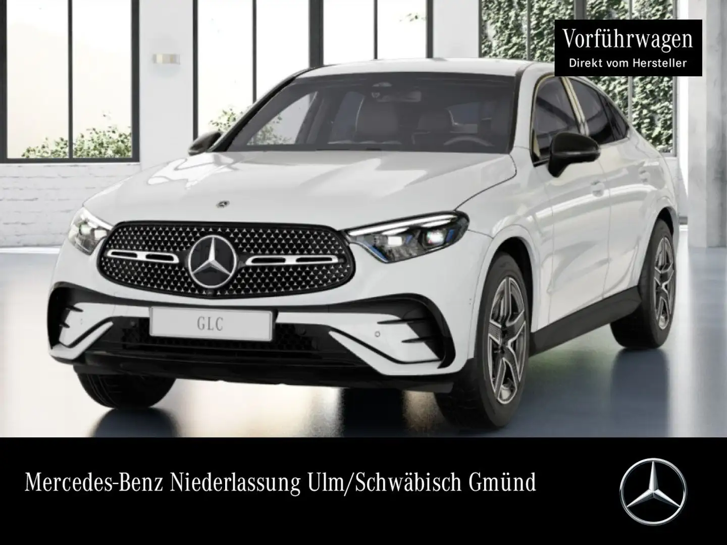 Mercedes-Benz GLC 200 4M AMG+NIGHT+360+AHK+TOTW+KEYLESS+9G Weiß - 1