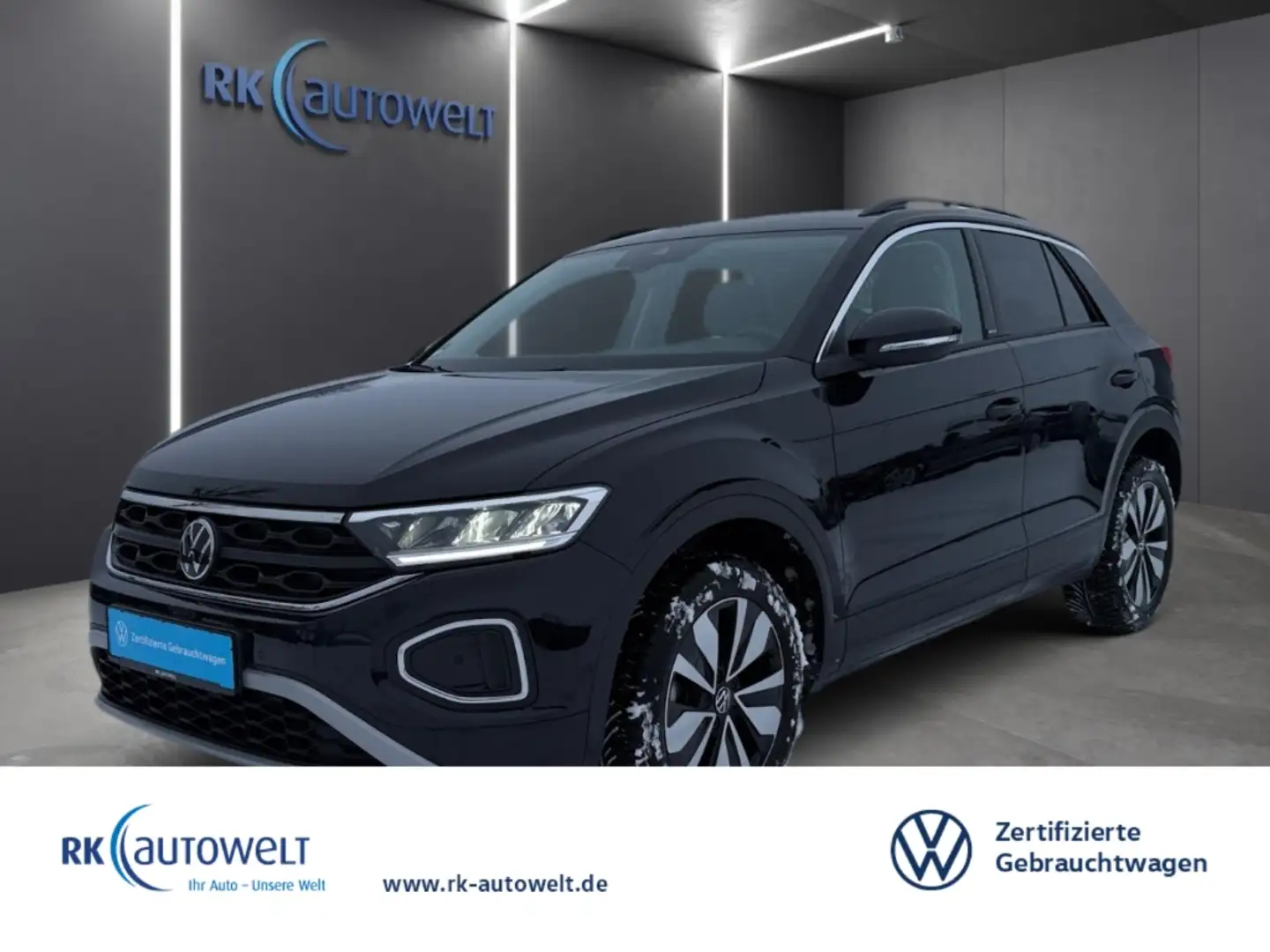 Volkswagen T-Roc Move 1.5 TSI Navi ACC Apple CarPlay Schwarz - 1