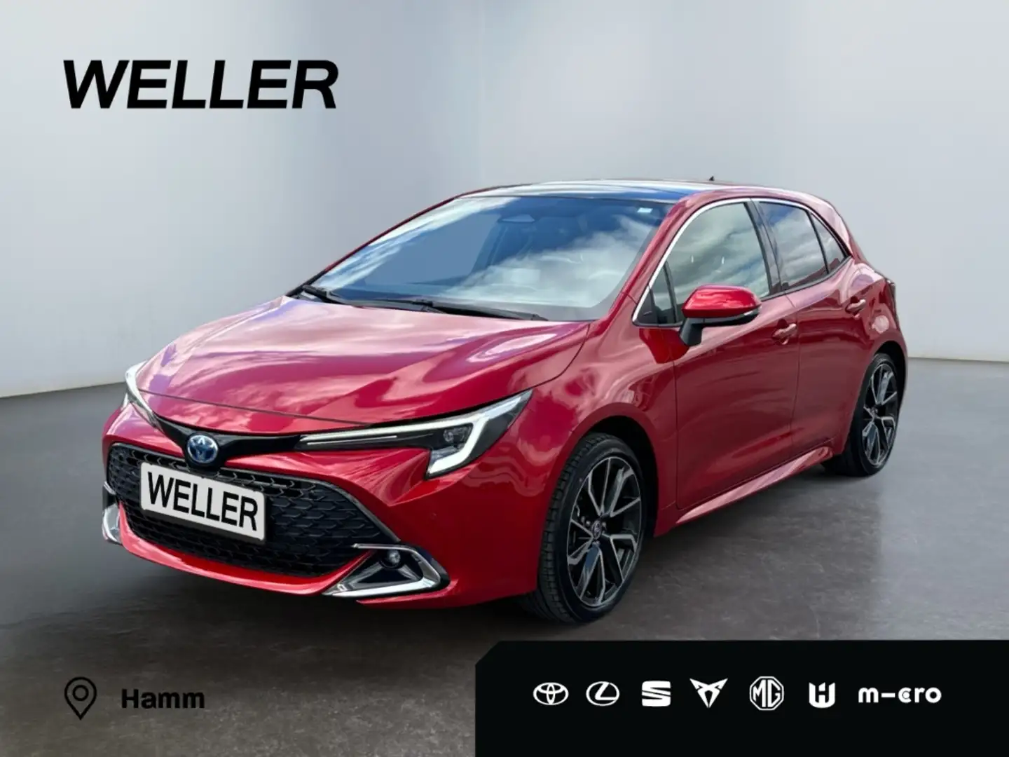 Toyota Corolla 2.0 Hybrid Lounge *Pano*HUD*JBL*Navi*LED* Rosso - 1