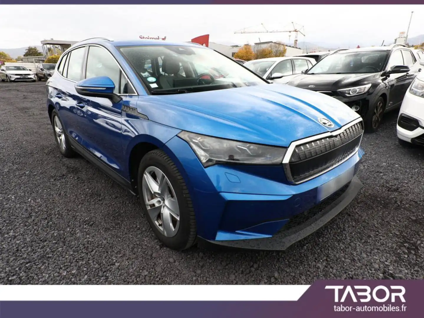 Skoda Enyaq iV 80 Loft Family+ LED GPS radars Bleu - 2