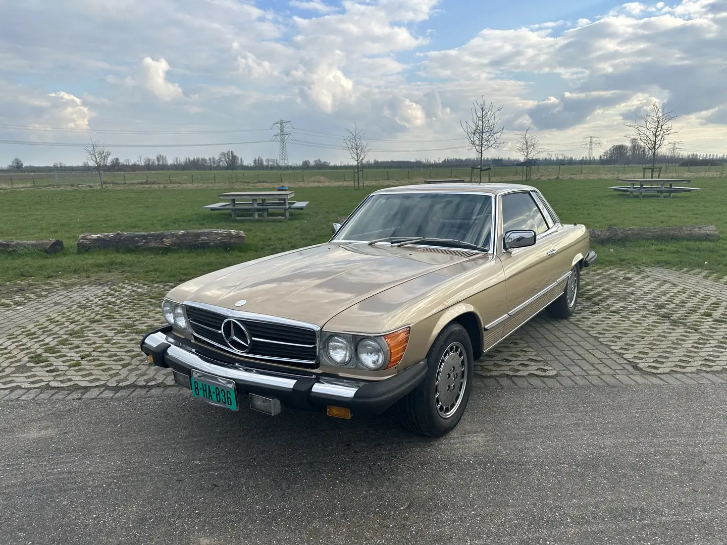 Mercedes-Benz SL 450 SLC coupé Auriu - 2