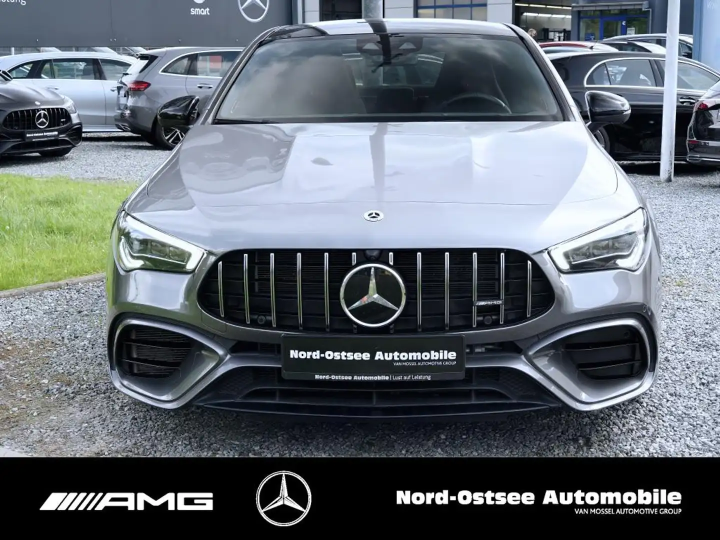 Mercedes-Benz CLA 45 AMG 4M  HUD NIGHT AHK PANO MULTI 360° KAM Šedá - 2