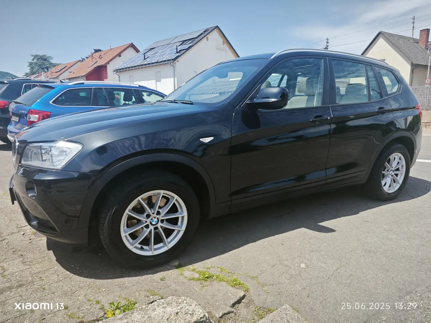 BMW X3 xDrive 20 d, HU/AU & KD NEU,AHK abnehmbar Schwarz - 1
