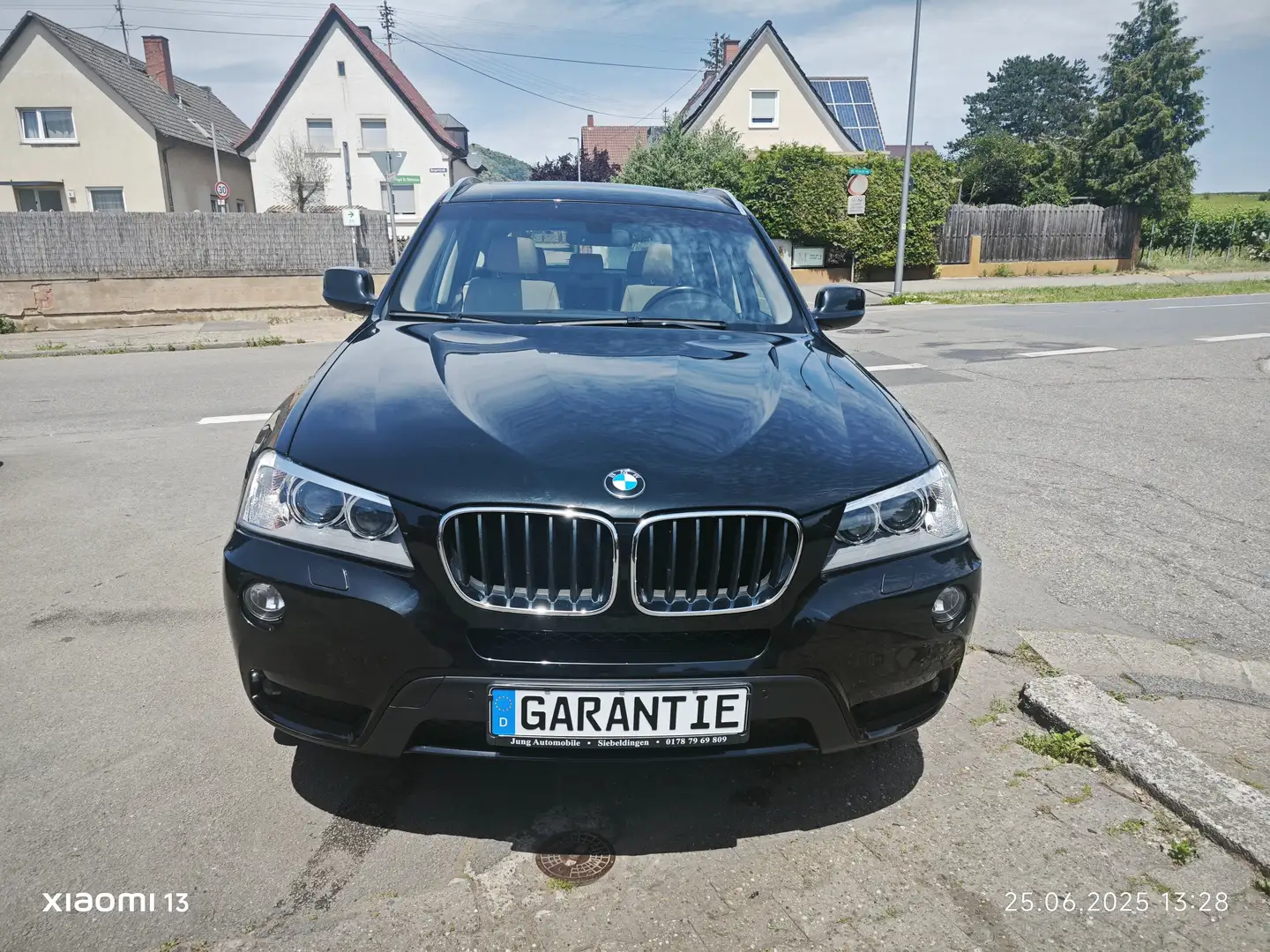 BMW X3 xDrive 20 d, HU/AU & KD NEU,AHK abnehmbar Schwarz - 2