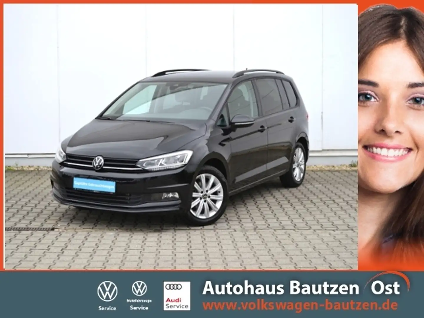 Volkswagen Touran 1.5 TSI DSG Highline BLACK-STYLE/7-SITZER/LED/NAV Schwarz - 1