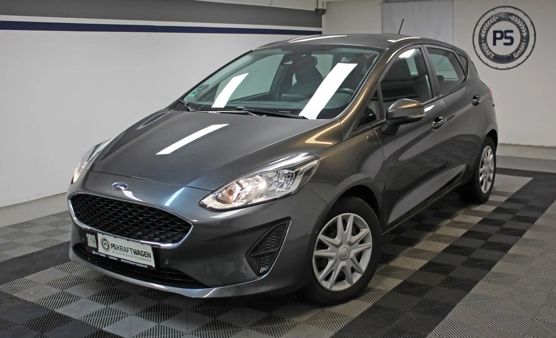 Ford Fiesta 5-trg. 125 PS AUTOM. DAB SHZ APPLE 1.HAND Gris - 1