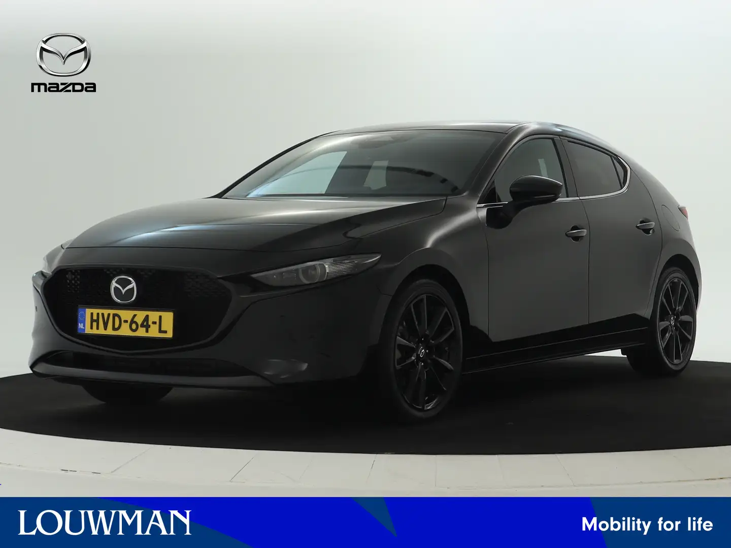 Mazda 3 2.0 e-SkyActiv-X M Hybrid 186 Takumi | Rood Leder Noir - 1