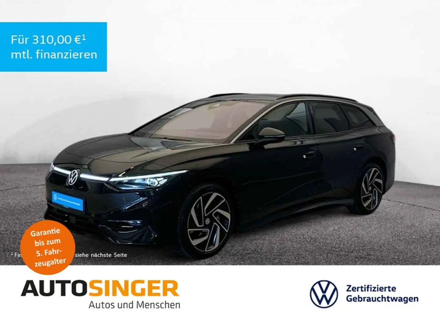 Volkswagen ID.7 Tourer Pro *IQ-L*AHK*ACC*NAVI*HdUp*360*20"* Schwarz - 1