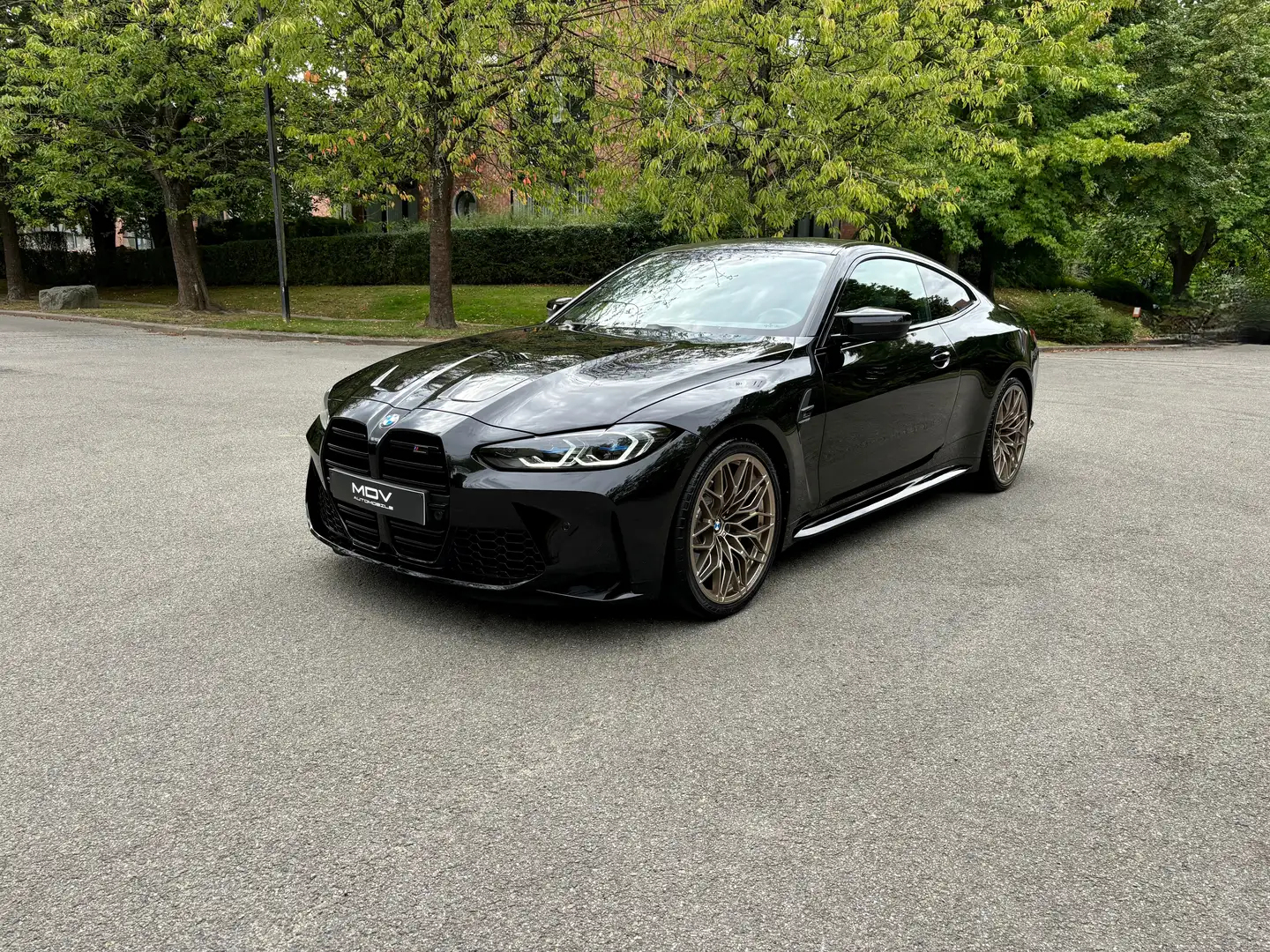 BMW M4 Competition * 9800KM / Laser / Garantie BMW 2027 * Zwart - 2