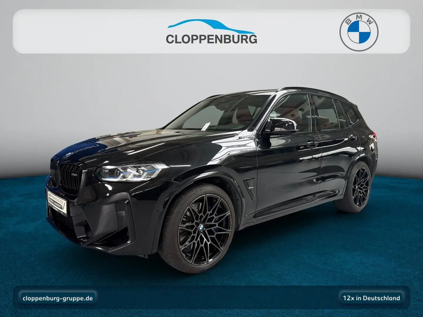 BMW X3 M M-Paket Head-Up+AHK+Navi+Laser+SHZ+HiFi+LED Schwarz - 1