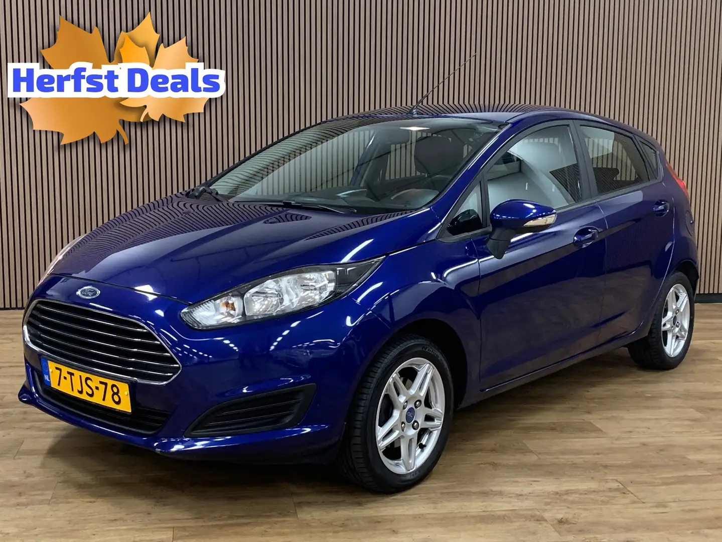 Ford Fiesta 1.0 Style|Navigatie|Airco| Blauw - 1