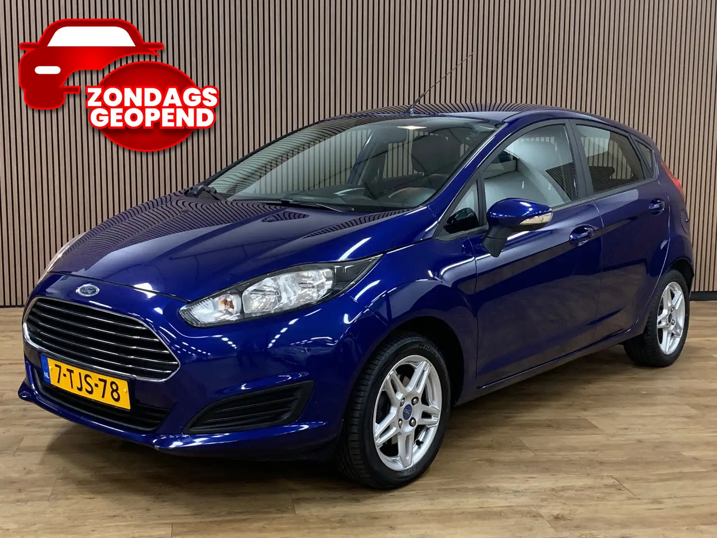 Ford Fiesta 1.0 Style|Navigatie|Airco| Bleu - 1