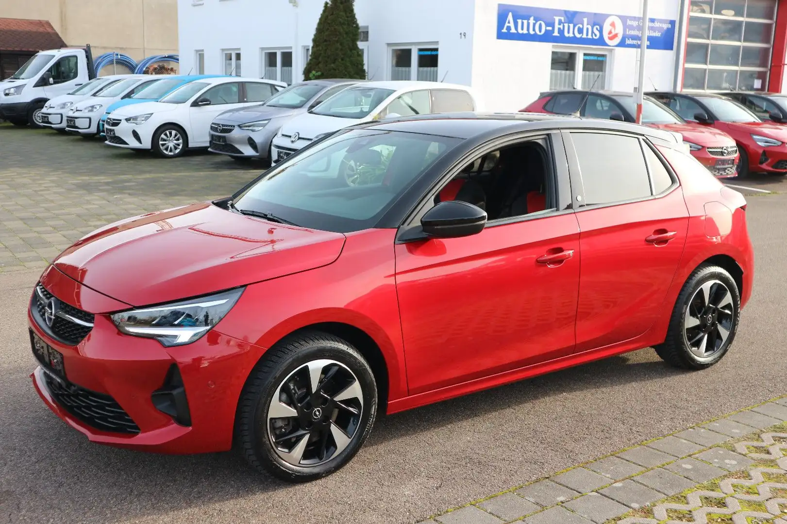 Opel Corsa -e GS Line Teilleder Navi Sitzheizung Alu Rojo - 1