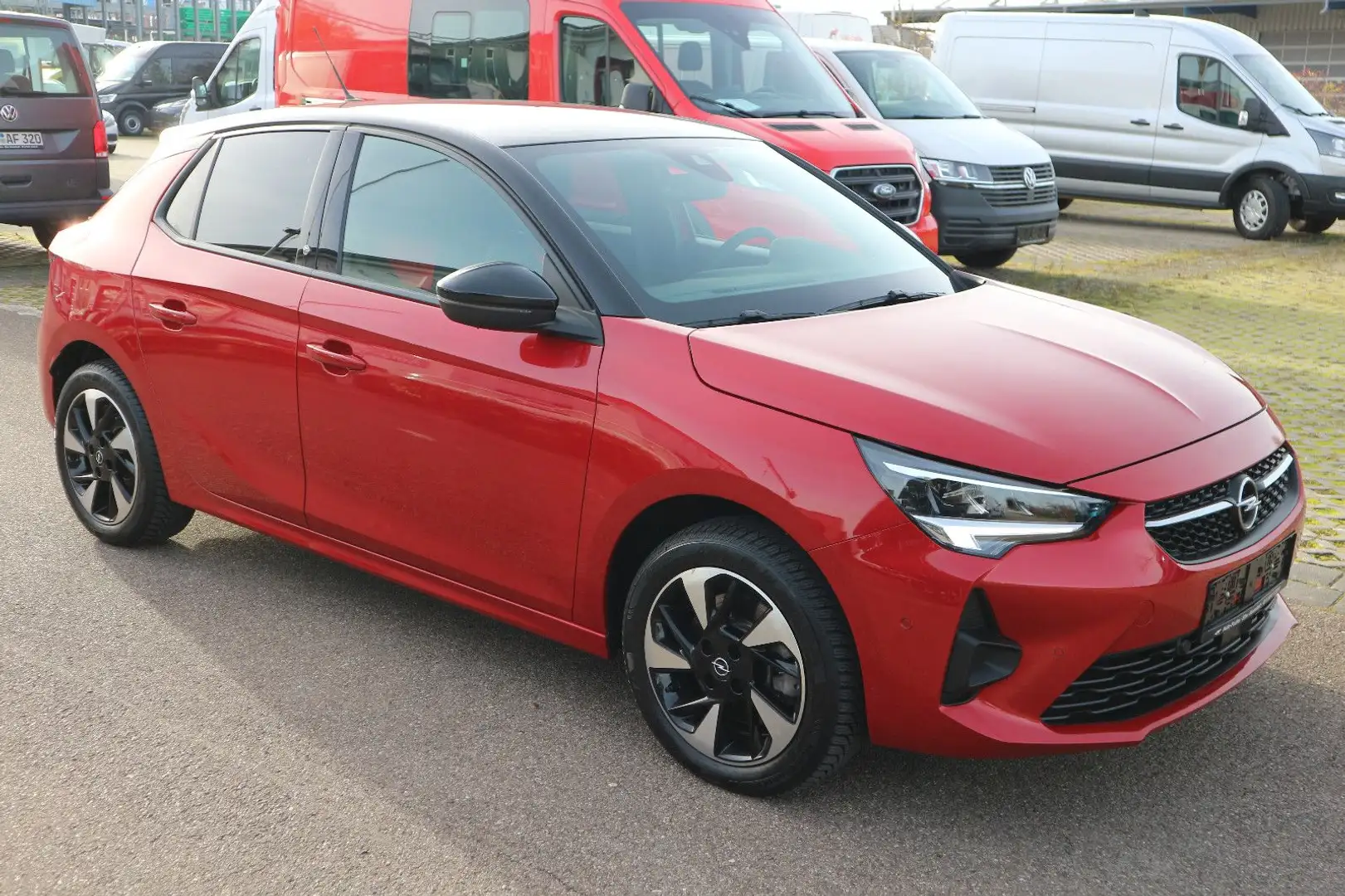 Opel Corsa -e GS Line Teilleder Navi Sitzheizung Alu Rojo - 2
