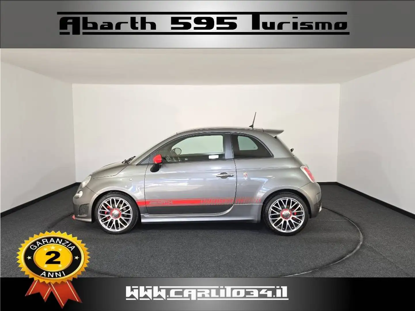 Abarth 595 595 1.4 16v t. t-jet turismo 160cv Grigio - 2