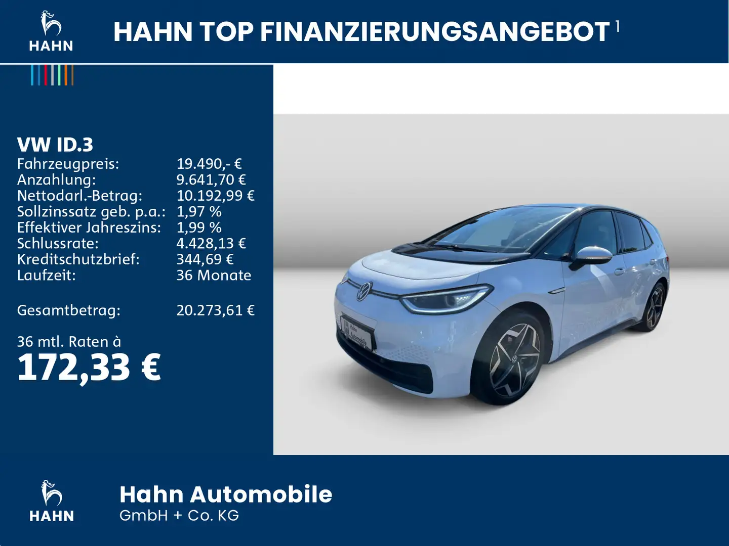 Volkswagen ID.3 Pure Performance Style Wärmepumpe NAVI Matr Weiß - 2