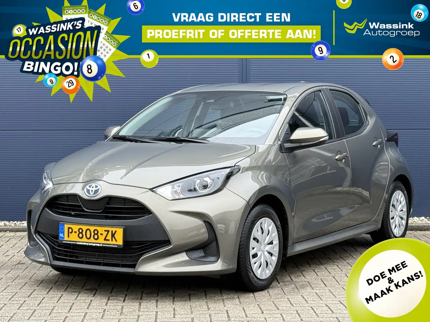 Toyota Yaris 1.5 Hybrid 116pk CVT Active | Trekhaak | Camera | Groen - 1