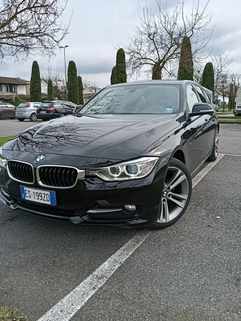 BMW 318 318d Sport Pelle, automatica Černá - 1