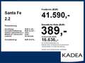 Hyundai SANTA FE 2.2 Navi,Standheizung,Keyless,Head-Up Weiß - thumbnail 4